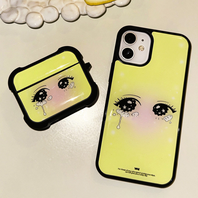 Phone Cases For Girls - Korean Ins With Tearful Cartoon Eyes