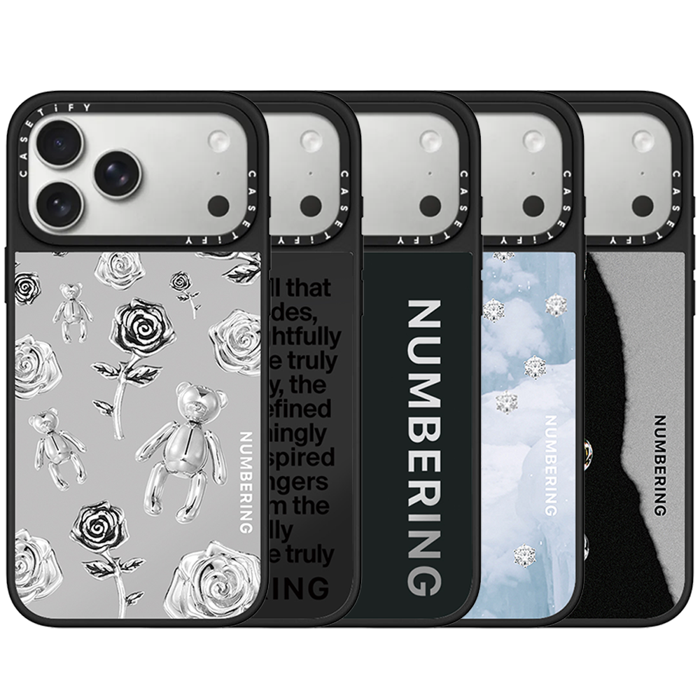 Phone Cases Brands - CASETiFY Co-brand NUMBERING Jewelry Collection Magnetic