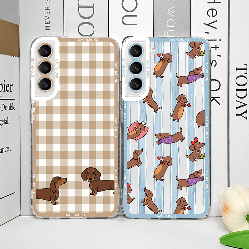 Phone Cases For Samsung S22 - Cute Sausage Dog Phone Case for
