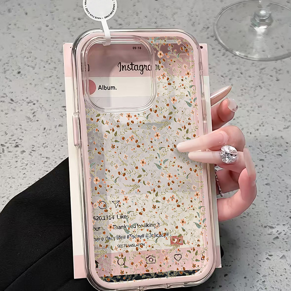 Phone Cases Store - Wildflowers Clear Phone Case For iPhone