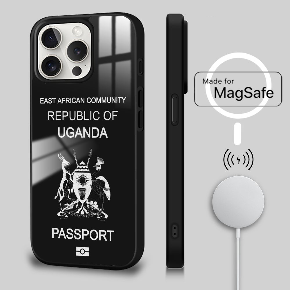 Passport of Uganda pattern Mag - Phone Cases Uganda recensione e prezzo
