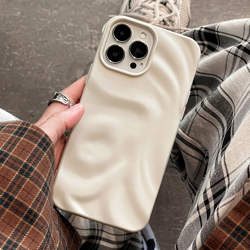 Ins Winter Wine Red 3D Pleats  - Phone Cases Ysl recensione e prezzo