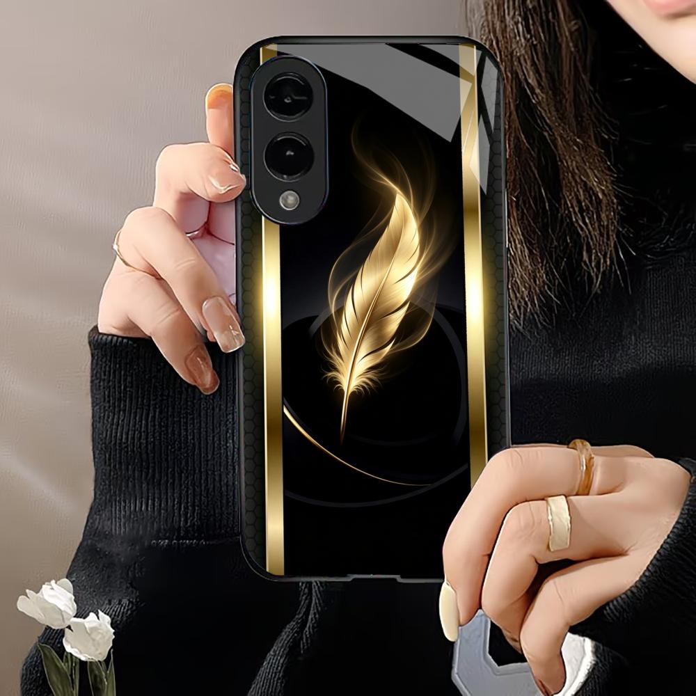 Shiny Golden Feather phone cas - Phone Cases Quad Lock recensione e prezzo