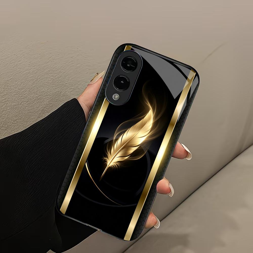Shiny Golden Feather phone cas - Phone Cases Quad Lock recensione e prezzo