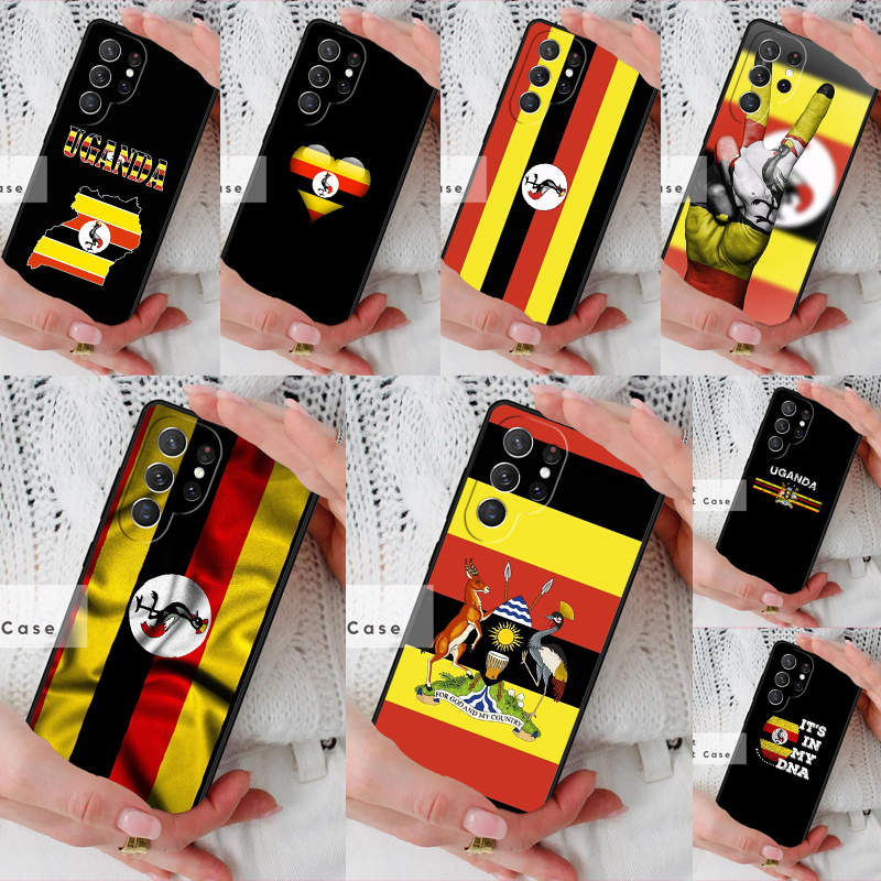 Uganda Flag Coat Of Arms BUMPE - Phone Cases Uganda recensione e prezzo