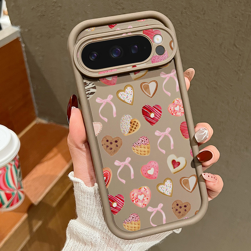 Love Hearts Bow Pattern Phone  - Phone Cases Pixel 10 recensione e prezzo