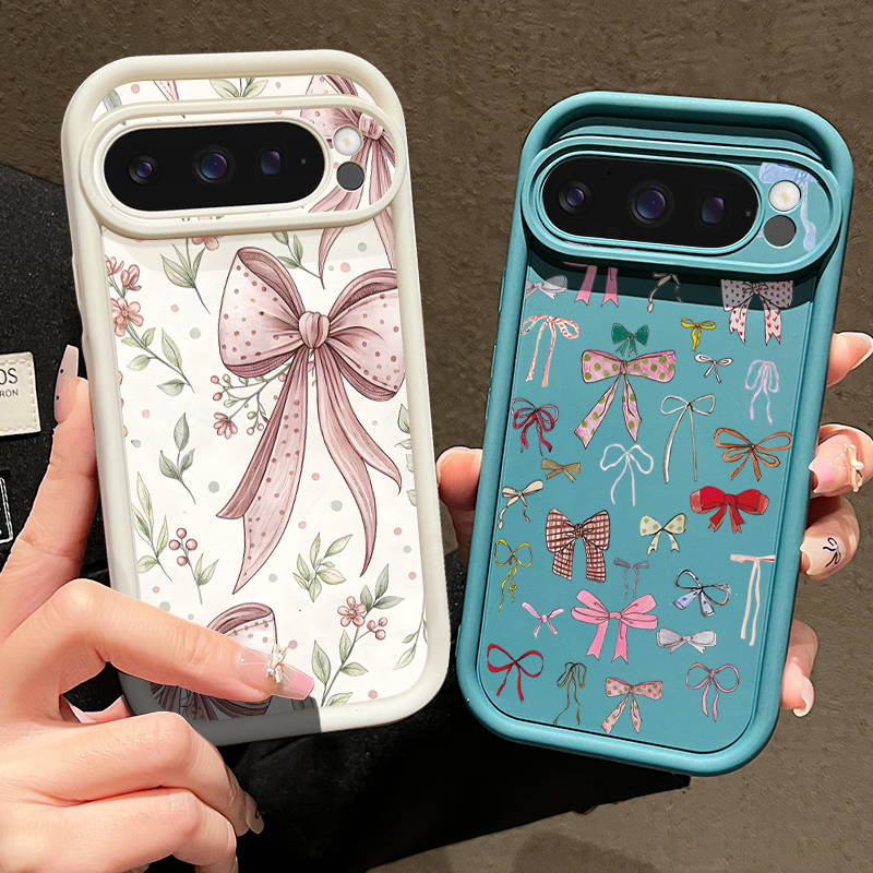 Love Hearts Bow Pattern Phone  - Phone Cases Pixel 10 recensione e prezzo