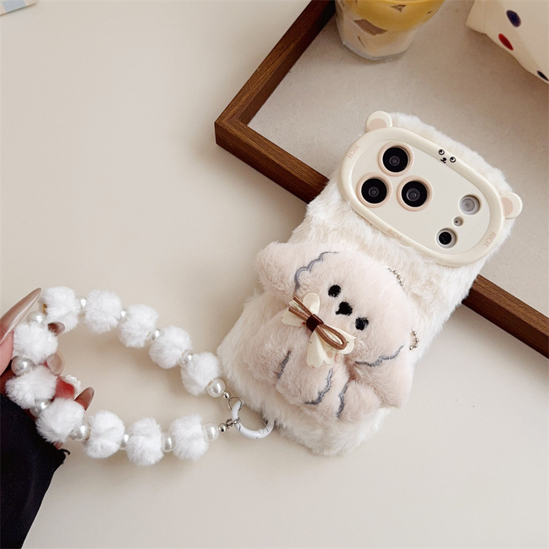3D Cartoon Bowknot Puppy Warm  - Phone Cases Store recensione e prezzo