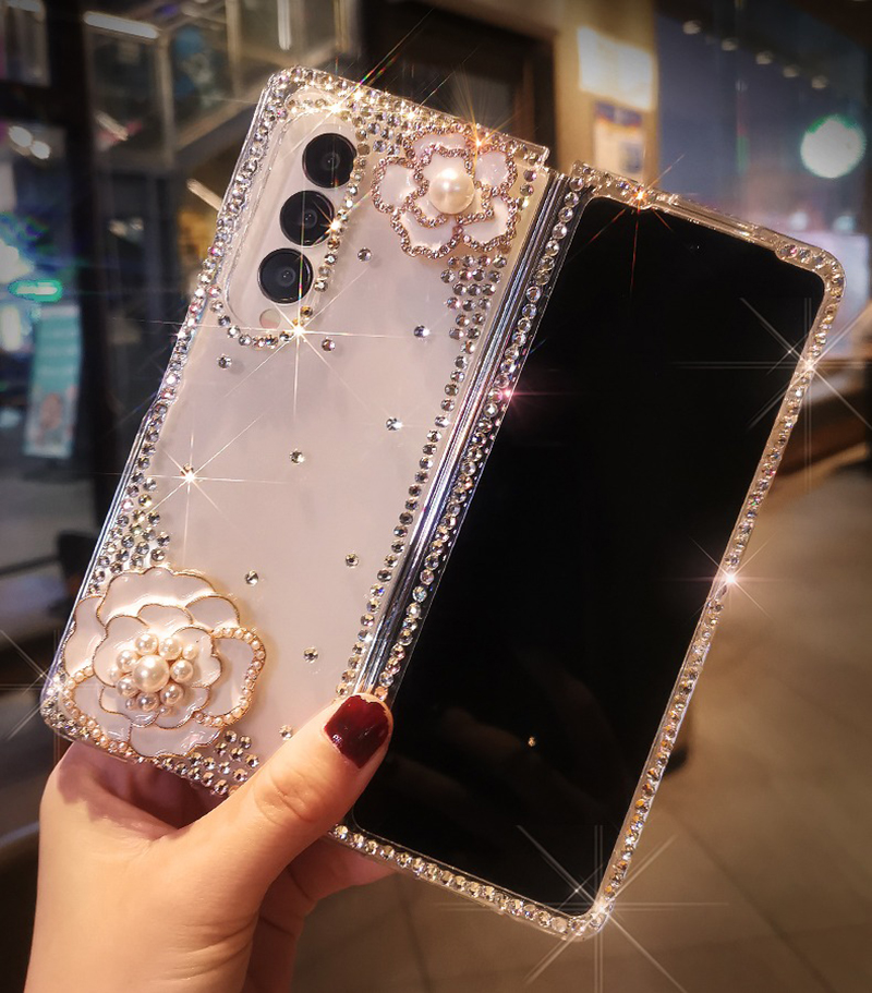 Luxury Diamond Pearl Camellia  - Phone Cases Ysl recensione e prezzo