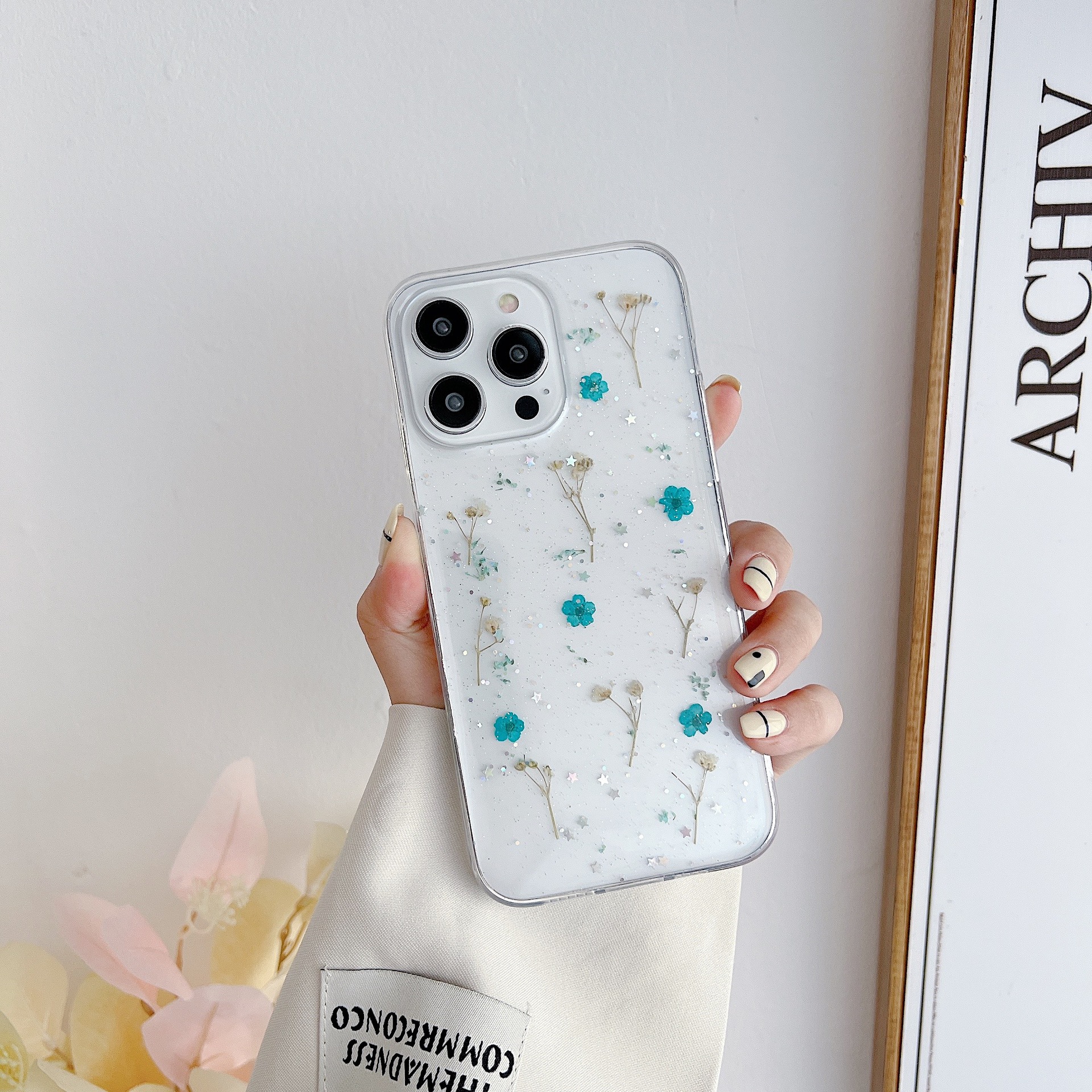 Luxury Dried Real Flower Bling - Phone Cases Ysl recensione e prezzo