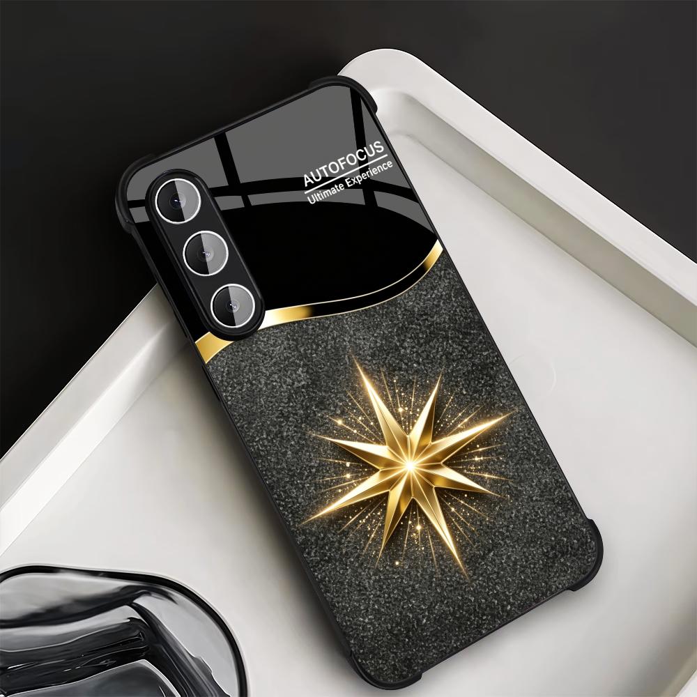 Black Shiny Gold Star phone ca - Phone Cases Quad Lock recensione e prezzo