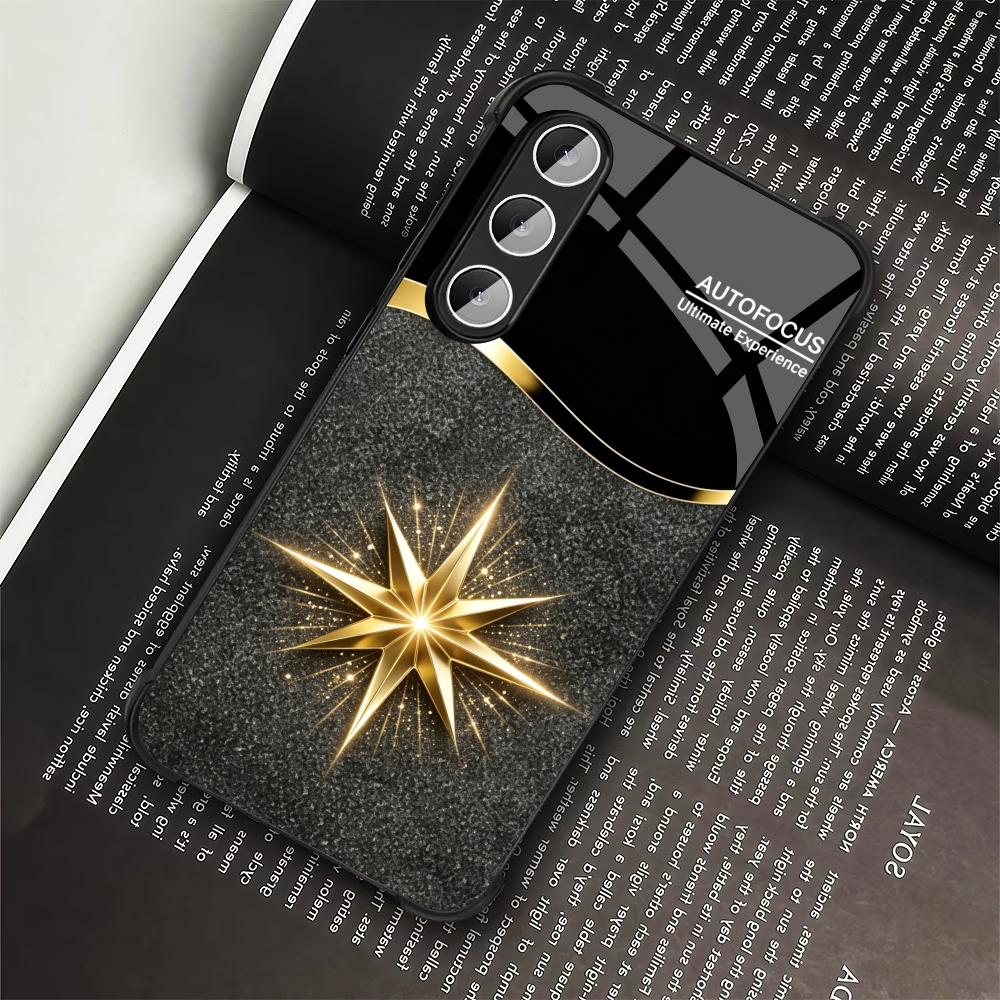 Black Shiny Gold Star phone ca - Phone Cases Quad Lock recensione e prezzo