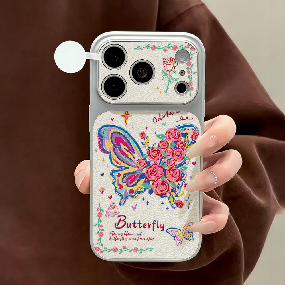 Blue Butterfly PU Leather Phon - Phone Cases Leather recensione e prezzo
