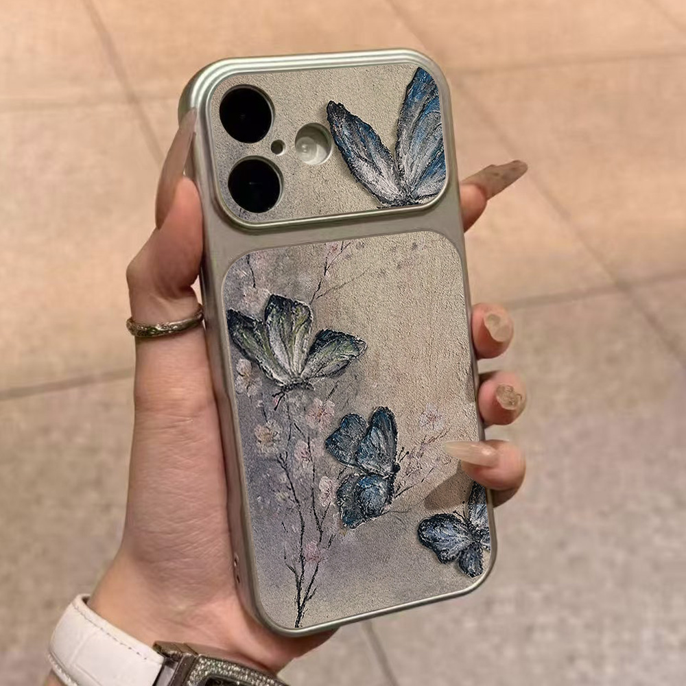 Blue Butterfly PU Leather Phon - Phone Cases Leather recensione e prezzo