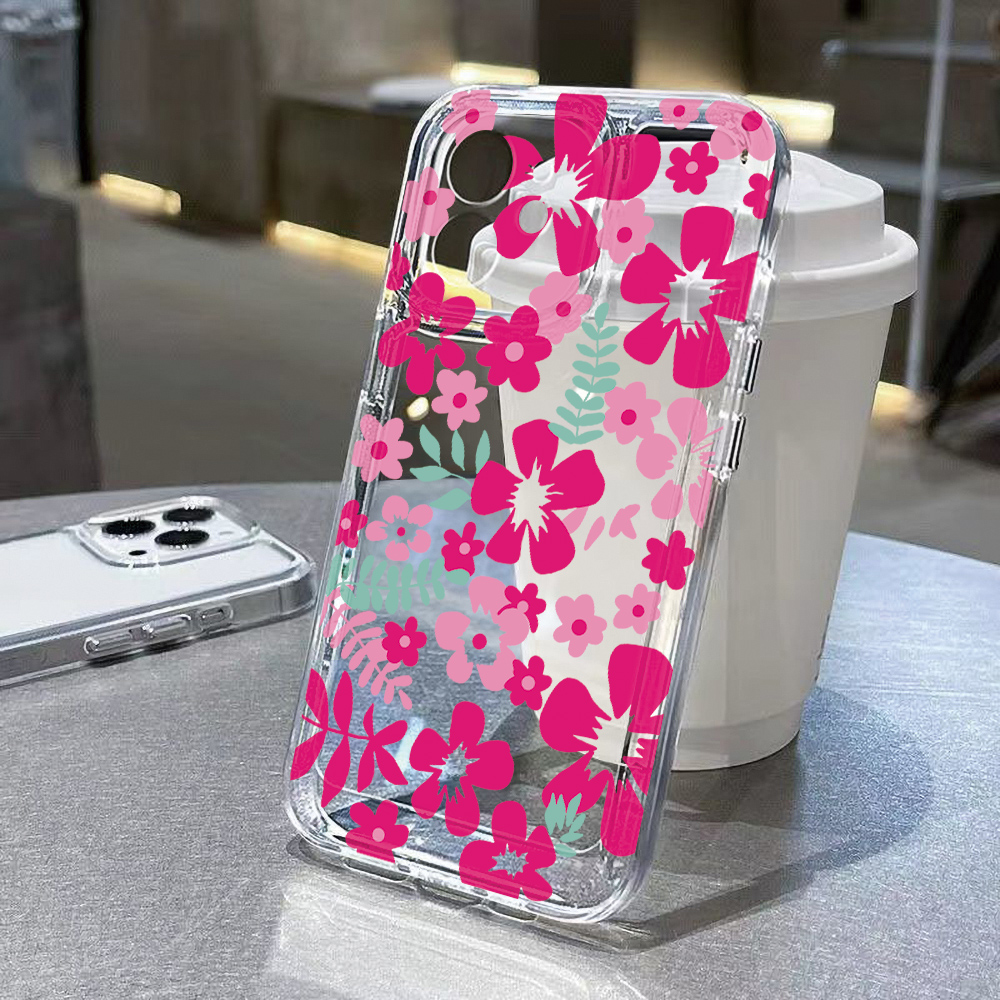 Flower Clear Phone Case For iP - Phone Cases Transparent recensione e prezzo