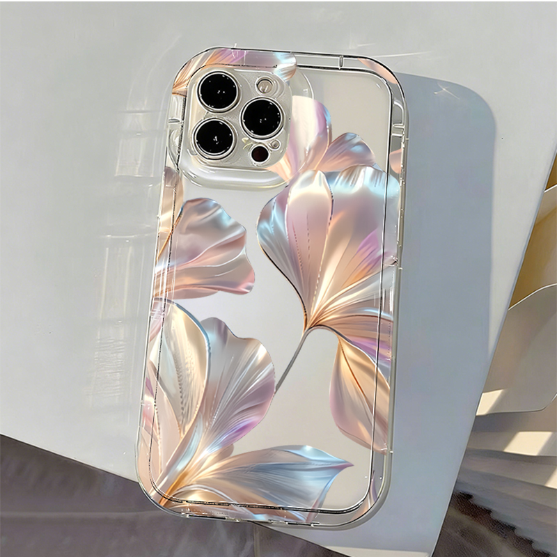 Colorful Metallic Ginkgo Print - Phone Cases Transparent recensione e prezzo