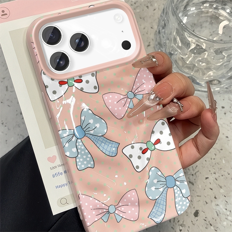 Lovely Korean Bow Candy Color  - Phone Cases For Girls recensione e prezzo