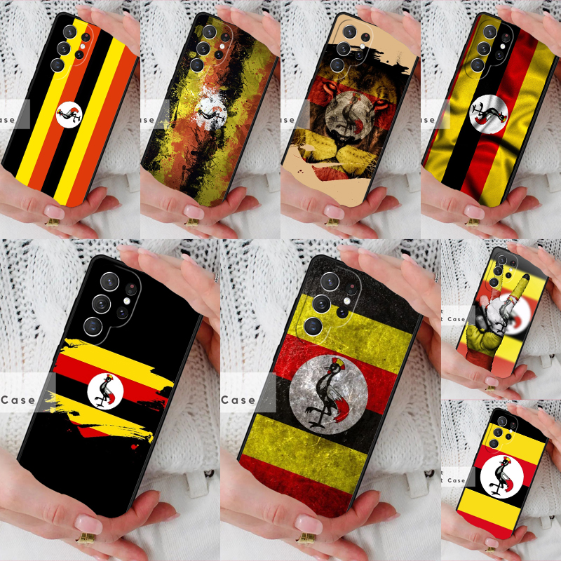 Uganda Flag Coat Of Arms Phone - Phone Cases Uganda recensione e prezzo