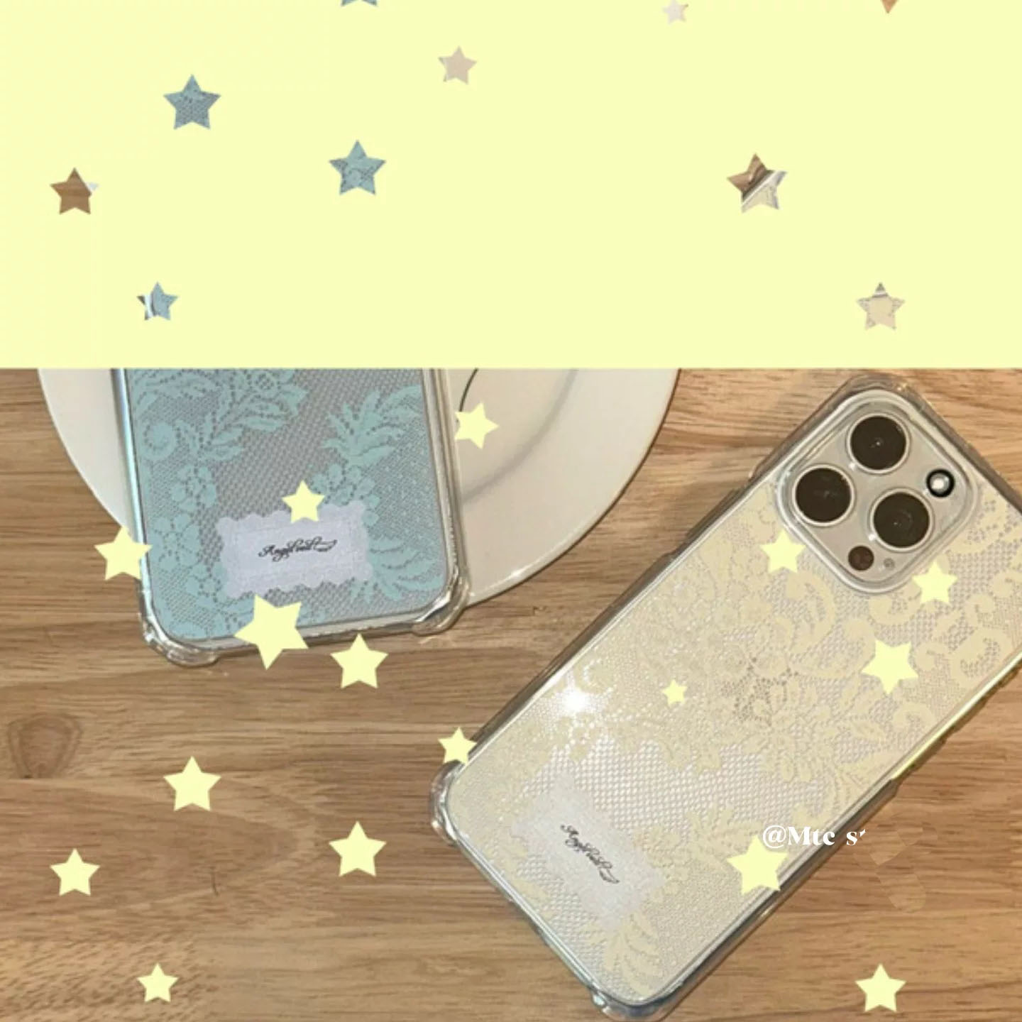 Korean Ins Colored Lace Sweet  - Phone Cases Transparent recensione e prezzo