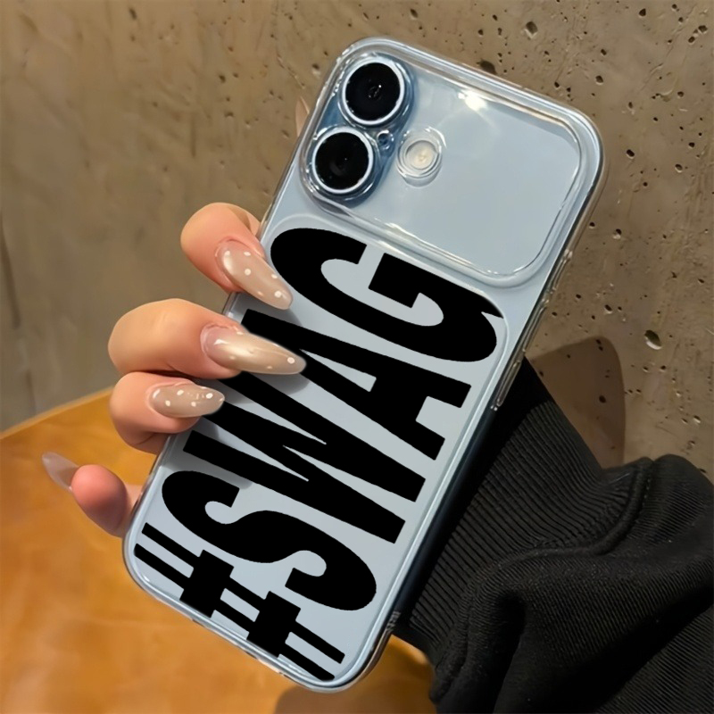 Hot Pink Black SWAG Letter Cle - Phone Cases Transparent recensione e prezzo