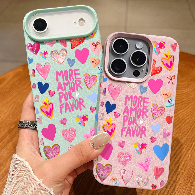 Heart Print Soft Phone Case Fo - Phone Cases Leather recensione e prezzo
