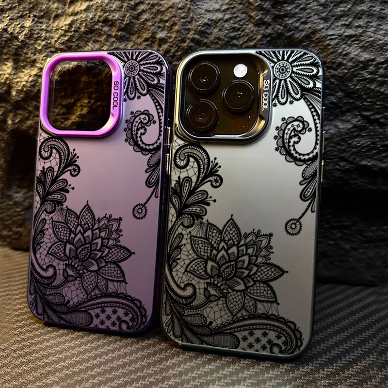 Black lace print New Hot Elect - Phone Cases For Girls recensione e prezzo