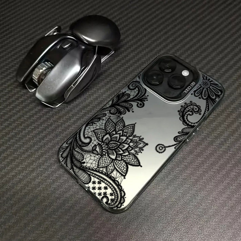 Black lace print New Hot Elect - Phone Cases For Girls recensione e prezzo