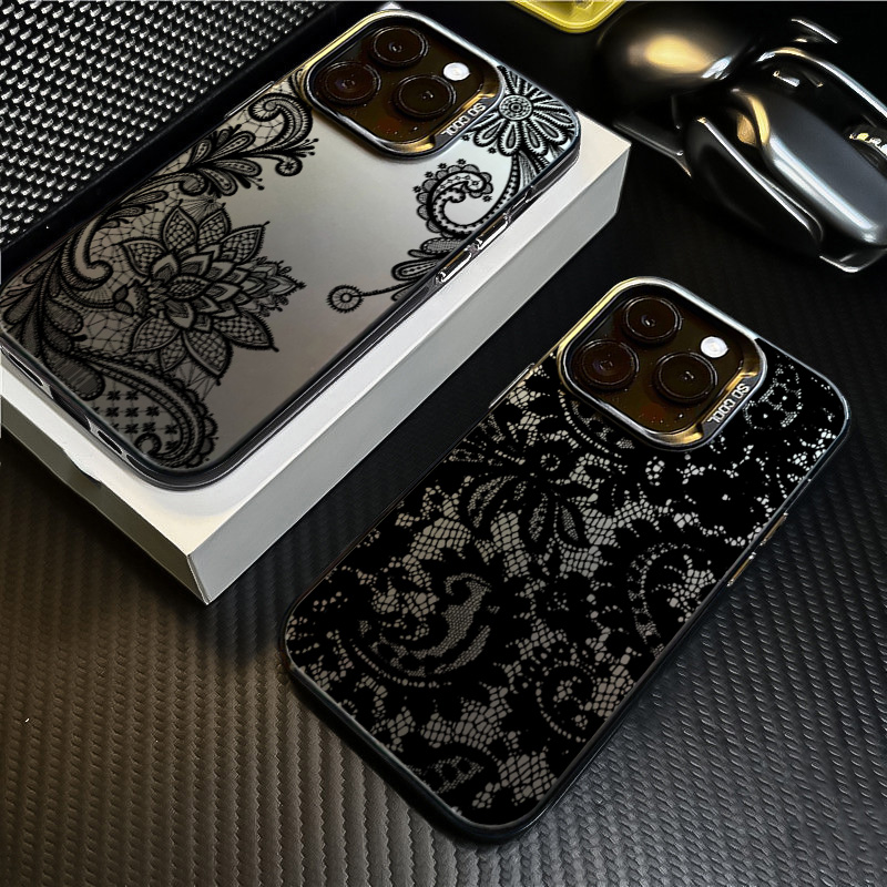 Black lace print New Hot Elect - Phone Cases For Girls recensione e prezzo