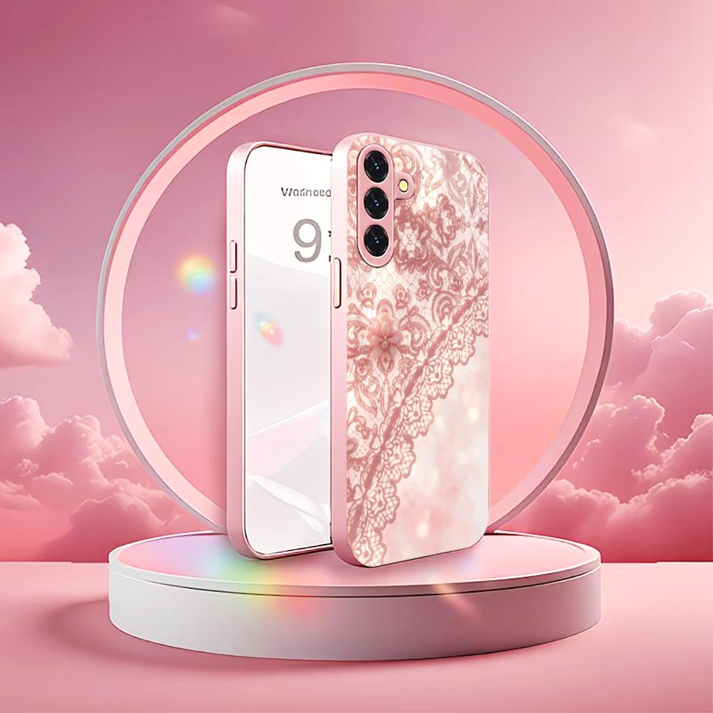 Exquisite Pink lace pattern ph - Phone Cases Quad Lock recensione e prezzo