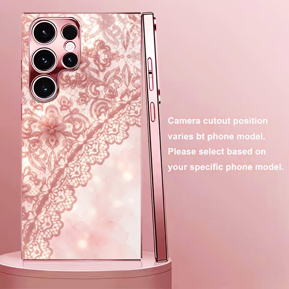 Exquisite Pink lace pattern ph - Phone Cases Quad Lock recensione e prezzo