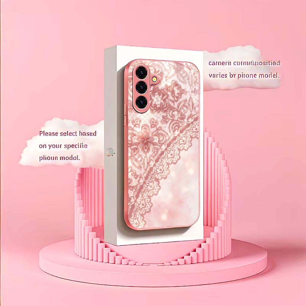 Exquisite Pink lace pattern ph - Phone Cases Quad Lock recensione e prezzo