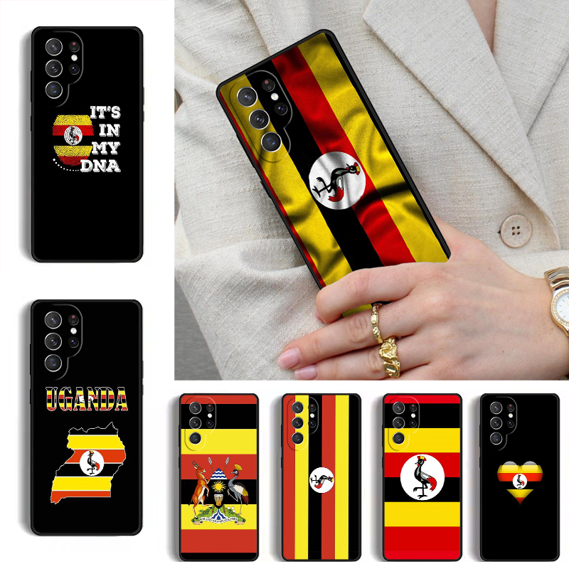 Uganda Flag Coat Of Arms Phone - Phone Cases Uganda recensione e prezzo