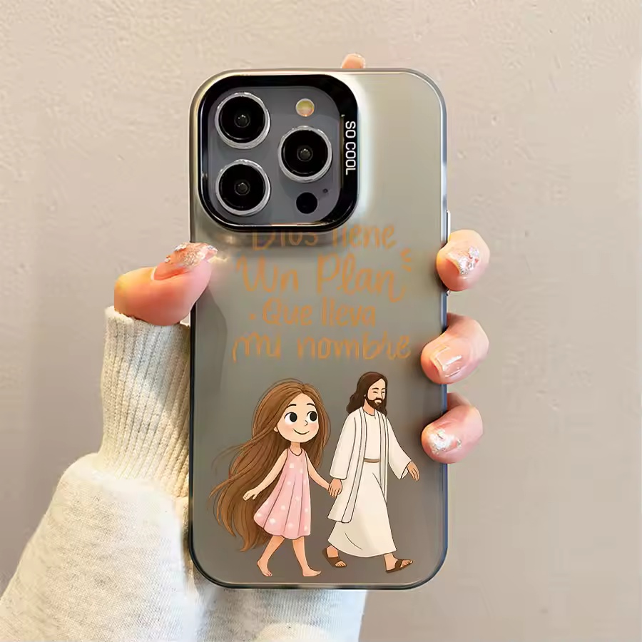 Cute Girl Walking With God Mat - Phone Cases For Girls recensione e prezzo