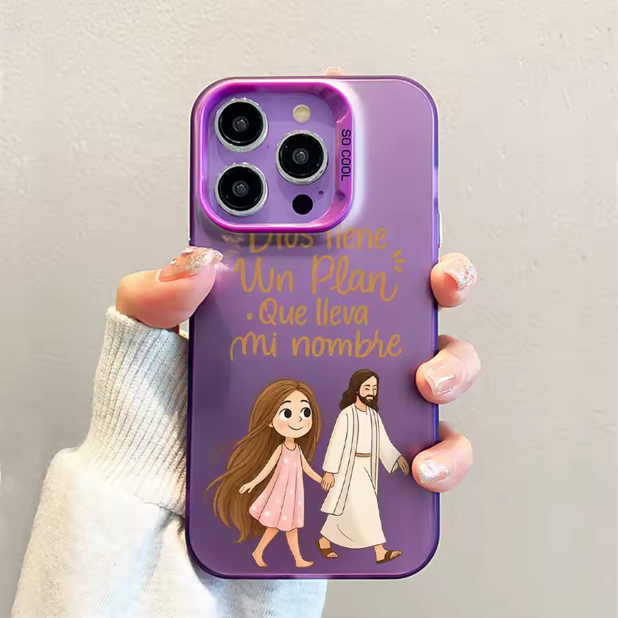 Cute Girl Walking With God Mat - Phone Cases For Girls recensione e prezzo