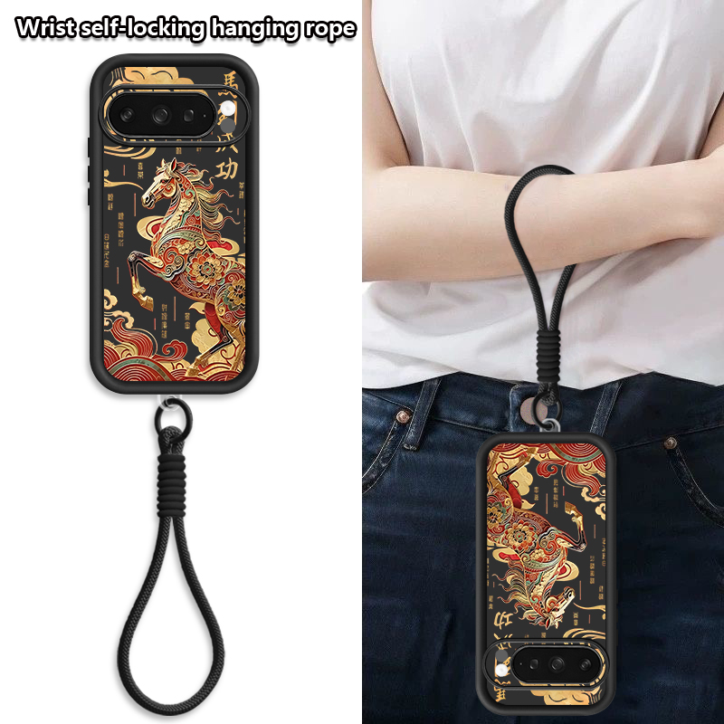 Cute Foal Print Wrist Strap La - Phone Cases Pixel 10 recensione e prezzo