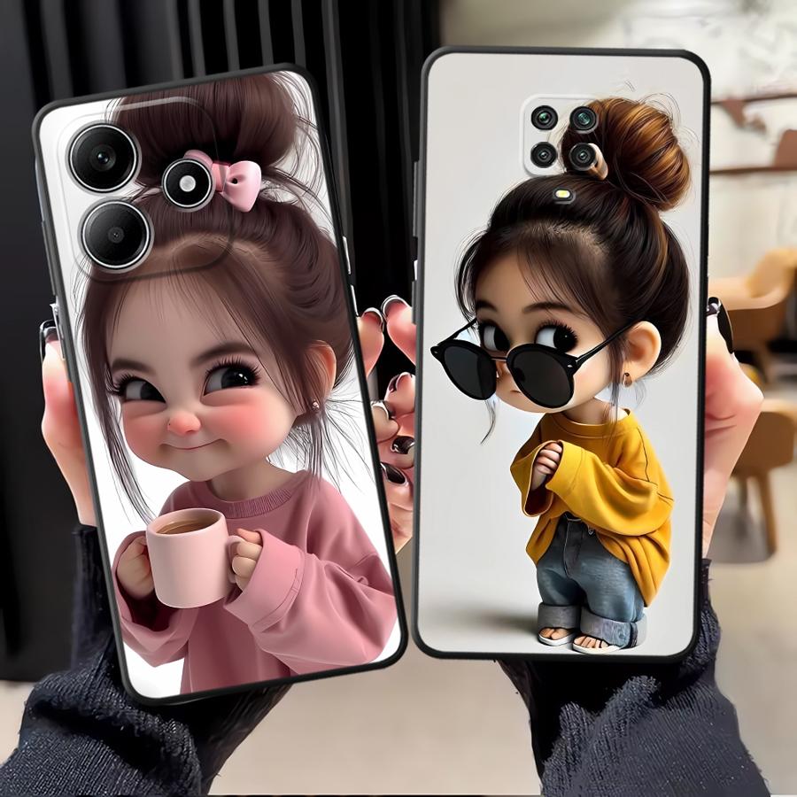 Cartoon Girl Pattern Funda Pho - Phone Cases For Girls recensione e prezzo