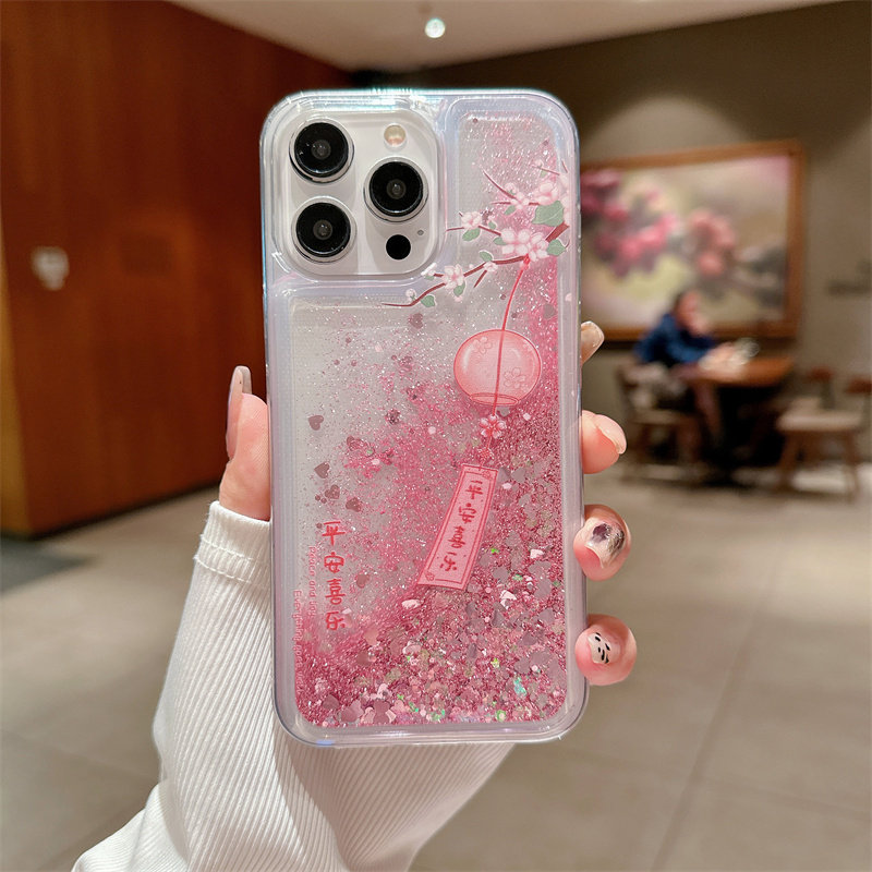 Peach Blossom Glitter Quicksan - Phone Cases Ysl recensione e prezzo