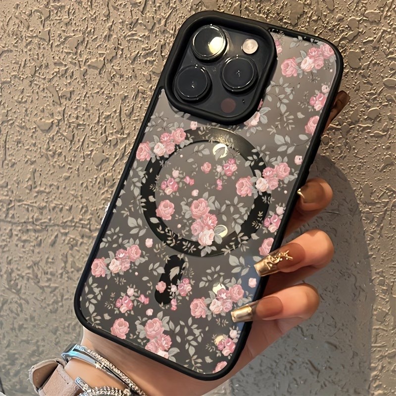 Pink Tiny Rose Clear Magnetic  - Phone Cases Transparent recensione e prezzo