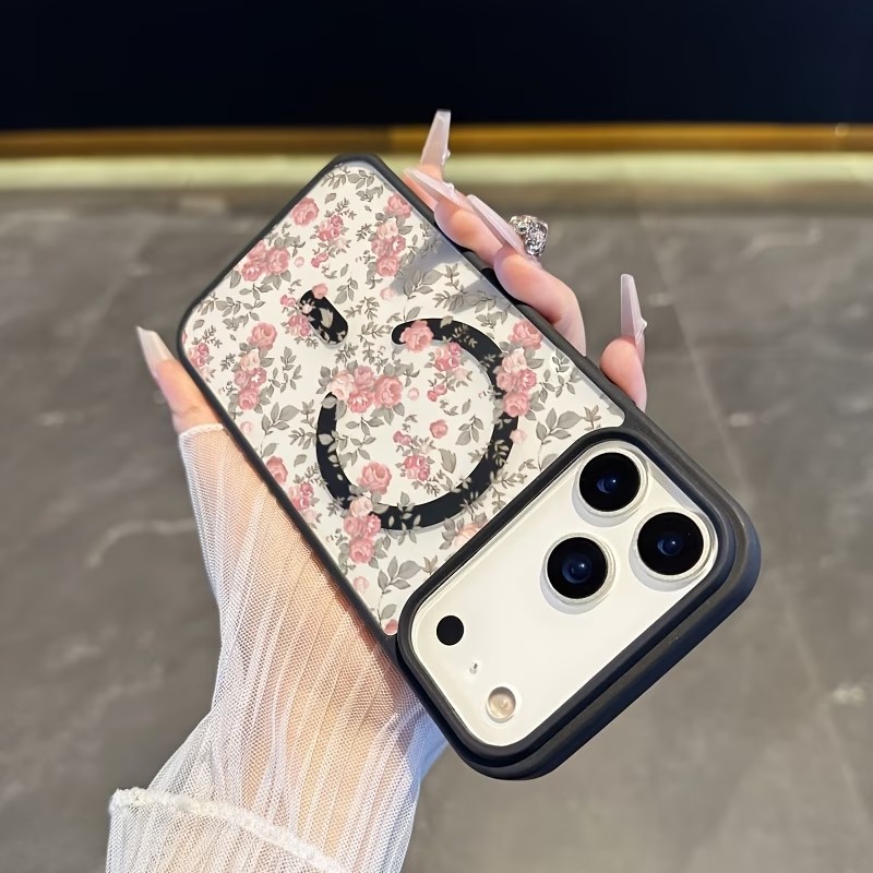 Pink Tiny Rose Clear Magnetic  - Phone Cases Transparent recensione e prezzo