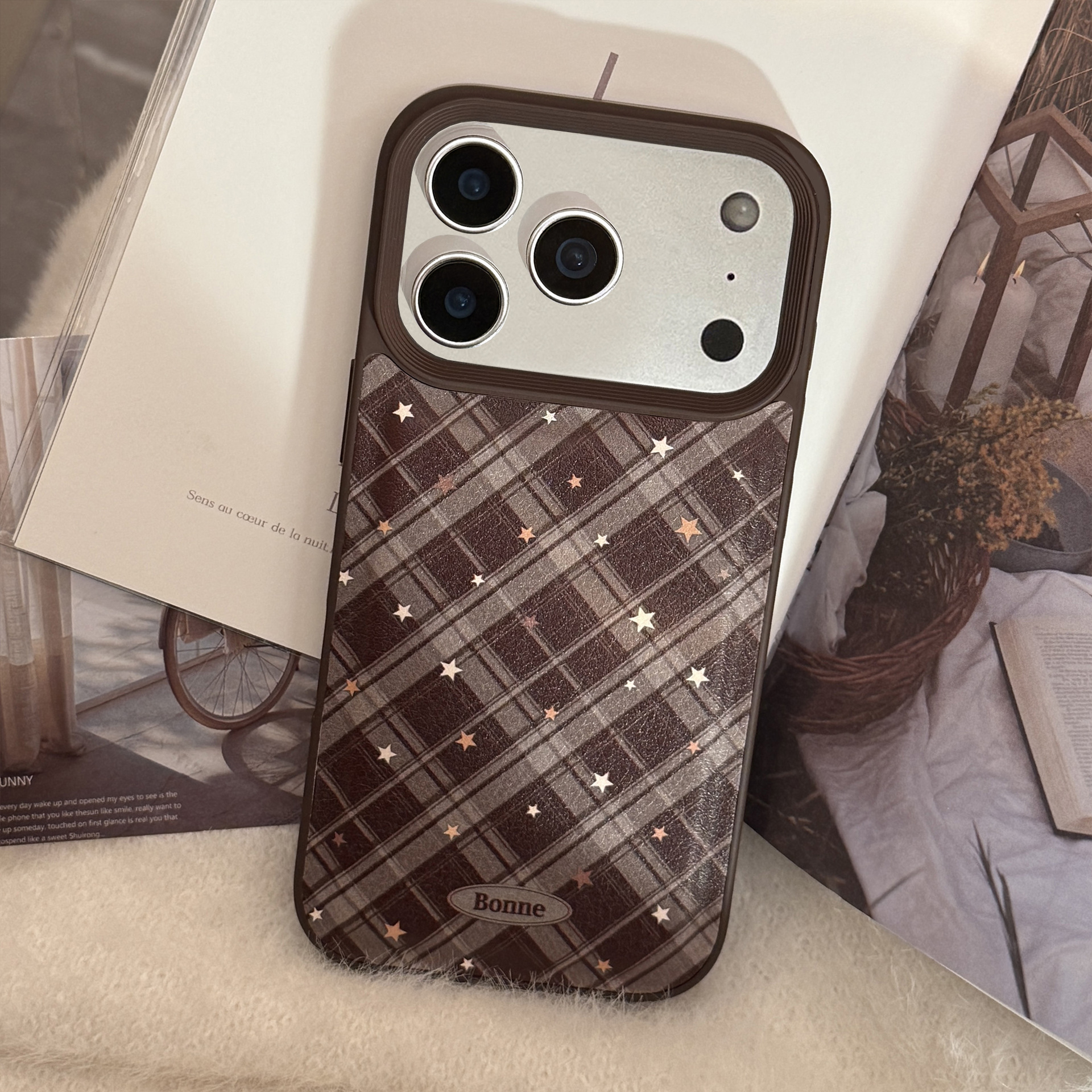 Korean Geometric Checkered Pat - Phone Cases Leather recensione e prezzo