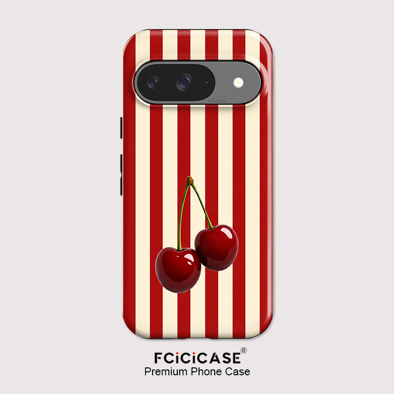 Fcicicase Cherry Stripe Patter - Phone Cases Pixel 10 recensione e prezzo