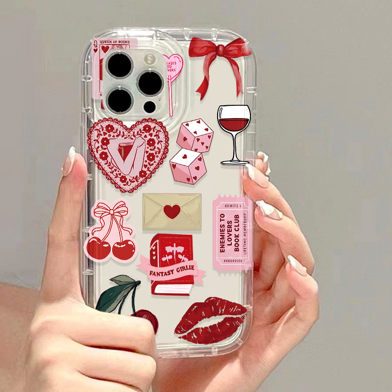 Korean Cute Cherry Bow Phone C - Phone Cases Transparent recensione e prezzo