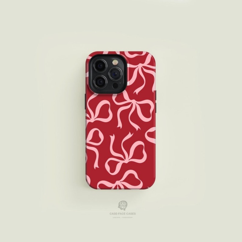 Pink Bows on Red Case For IPHO - Phone Cases Ysl recensione e prezzo