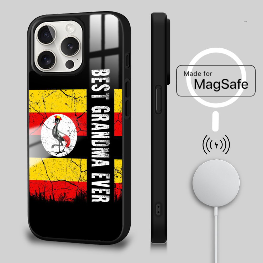 Flag of Uganda pattern Magneti - Phone Cases Uganda recensione e prezzo