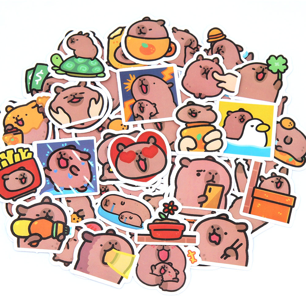 10/50/100Pcs Cute Cartoon Capy - Phone Cases Wholesale recensione e prezzo