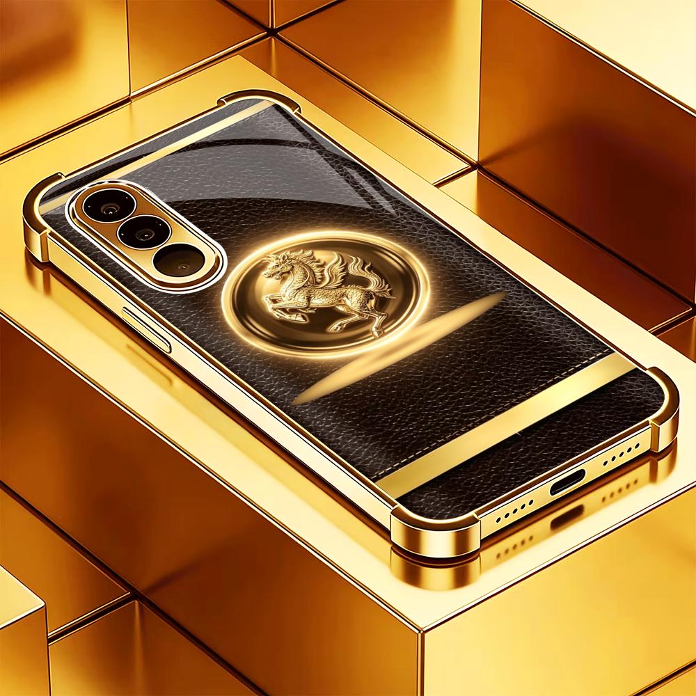 High-end Brown gold horse phon - Phone Cases Quad Lock recensione e prezzo