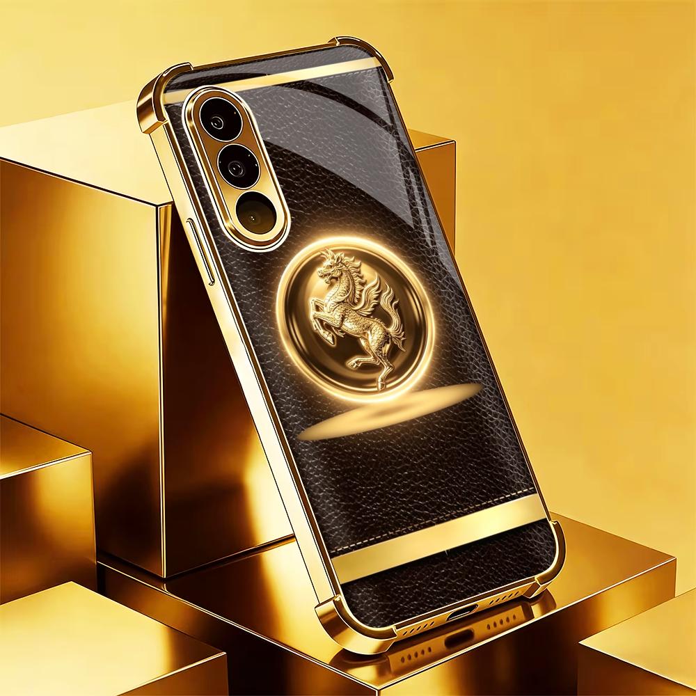 High-end Brown gold horse phon - Phone Cases Quad Lock recensione e prezzo