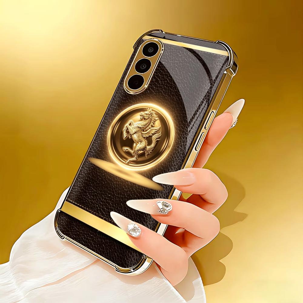 High-end Brown gold horse phon - Phone Cases Quad Lock recensione e prezzo