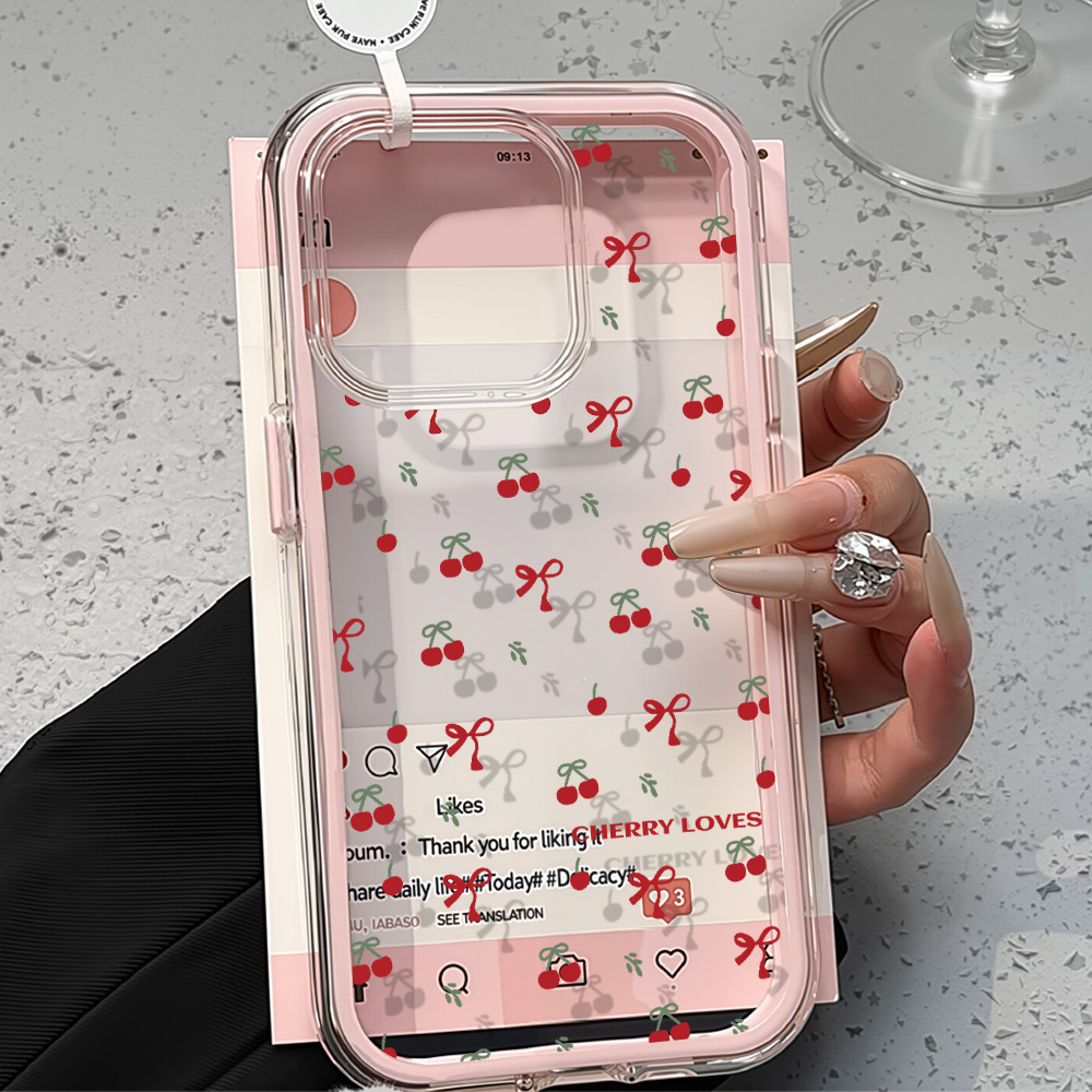 2in1 Pink Flower Case For iPho - Phone Cases Transparent recensione e prezzo