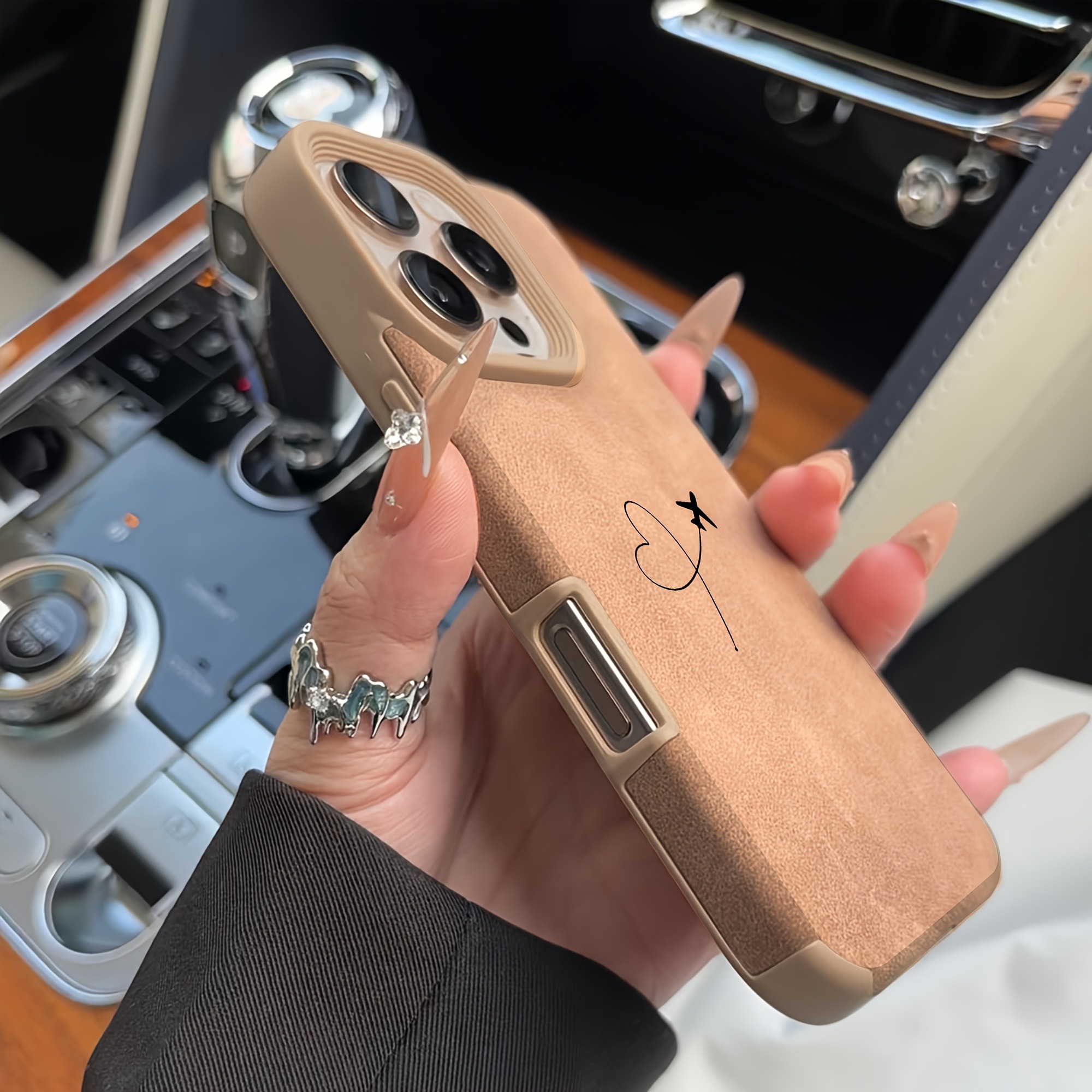 Airplane Route Love Heart Desi - Phone Cases Leather recensione e prezzo